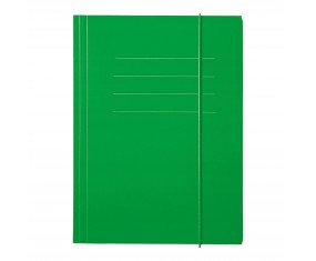 Teczka kartonowa na DOKUMENTY na gumkę Protos A4 zielona