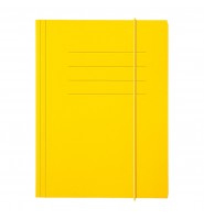 Teczka A4 kartonowa z gumką na DOKUMENTY PROTOS ŻÓŁTA