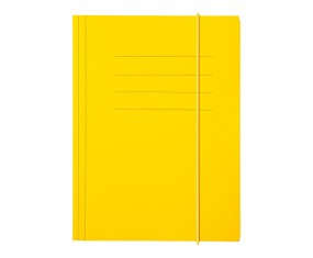 Teczka A4 kartonowa z gumką na DOKUMENTY PROTOS ŻÓŁTA