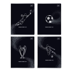 Zeszyt szkolnyA5 60 kartek w kratkę metalic SPORT 1 szt. MIX Interdruk