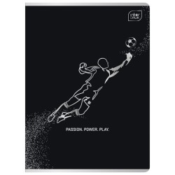 Zeszyt szkolnyA5 60 kartek w kratkę metalic SPORT 1 szt. MIX Interdruk