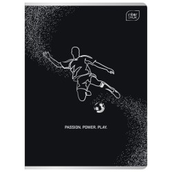 Zeszyt szkolnyA5 60 kartek w kratkę metalic SPORT 1 szt. MIX Interdruk