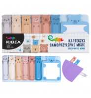 Karteczki samoprzylepne zakładki indeksujące notesik MISIE Kidea