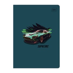 Zeszyt A5 16 kartek w kolorową trzylinię Interdruk Speed UV AUTA