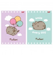PUSHEEN Zeszyt A4 w kratkę 32 kartki KRATKA dla dziewczynki kot PUSHEEN