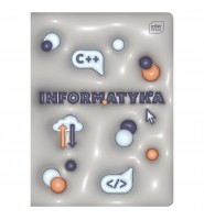 Zeszyt INFORMATYKA tematyczny przedmiotowy A5/60k w kratkę HYBRID INTERDRUK
