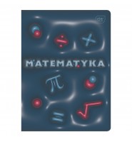 Zeszyt MATEMATYKA tematyczny przedmiotowy A5/60k w kratkę HYBRID INTERDRUK