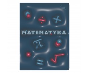 Zeszyt MATEMATYKA tematyczny przedmiotowy A5/60k w kratkę HYBRID INTERDRUK