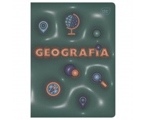 Zeszyt GEOGRAFIA tematyczny przedmiotowy A5/60k w kratkę HYBRID INTERDRUK
