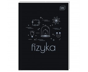 BRULION TEMATYCZNY przedmiotowy FIZYKA A5/80k w kratkę INTERDRUK