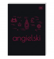 BRULION TEMATYCZNY przedmiotowy ANGIELSKI A5/80k w kratkę INTERDRUK