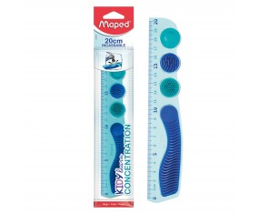 Linijka 20cm sensoryczna dla dzieci Maped Kidy Learn Concentration