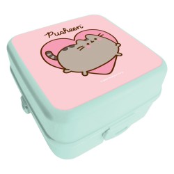 Śniadaniówka z przegródkami dla dzieci lunchbox dla dziewczynki PUSHEEN MINT