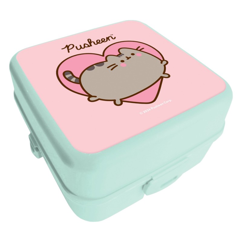 Śniadaniówka z przegródkami dla dzieci lunchbox dla dziewczynki PUSHEEN MINT