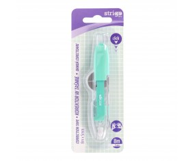 Korektor Strigo AUTOMATYCZNY w TAŚMIE 5 mm×8 m zielony ergonomiczny