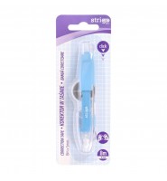 Korektor Strigo AUTOMATYCZNY w TAŚMIE 5 mm×8 m niebieski ergonomiczny