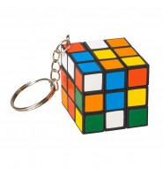 Brelok zawieszka do kluczy KOSTKA 3x3 cm