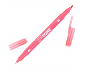 Marker flamaster TOMBOW dwustronny BRUSH PEN TwinTone cherry pink róż
