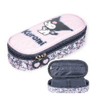 Piórnik szkolny saszetka z klapką dla dziewczynki KUROMI pink St. Majewski