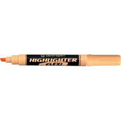 Zakreślacz FLEXI SOFT, pomarańczowy pastel 8542, CENTROPEN