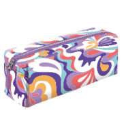 PIÓRNIK szkolny dla dziewczynki KOSMETYCZKA w kwiaty Beniamin