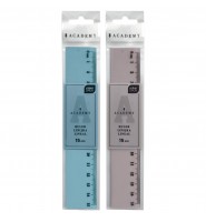 Linijka kolorowa ACADEMY 15 cm Interdruk wielokolorowa 1 sztuka