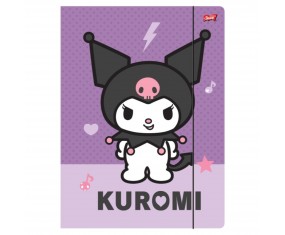 Teczka szkolna z gumką A4 St. Majewski 300g/m2 KUROMI dla dziewczynki