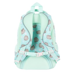 Zestaw szkolny dla dziewczynki PUSHEEN MINT SERCE plecak worek saszetka