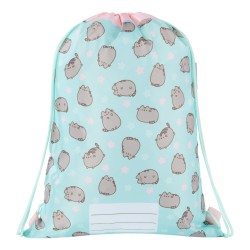 Zestaw szkolny dla dziewczynki PUSHEEN MINT SERCE plecak worek saszetka