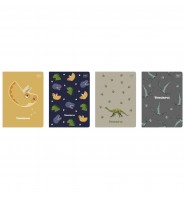 Zeszyt 16 kartkowy trzylinia kolorowa Dinozaury Interdruk - zeszyty szkolne