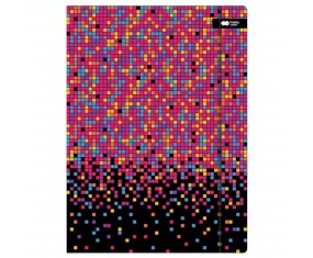 Teczka szkolna z gumką PIXI DISCO A4 HAPPY COLOR