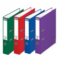 Zestaw segregatorów dźwigniowych A4 75mm 4 kolory Interdruk