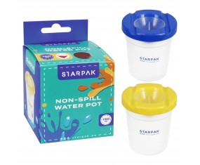 Kubek NIEKAPEK na wodę STARPAK z blokadą wylania do malowania 150ml 1 SZTUKA