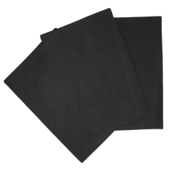 ZESTAW 5 arkuszy filc dekoracyjny MIĘKKI 20×30 cm CZARNY STARPAK