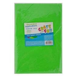 ZESTAW 5 arkuszy filc dekoracyjny MIĘKKI 20×30 cm CIEMNY ZIELONY STARPAK