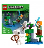 LEGO Minecraft 30705 Walka w bujnej jaskini 40 el. figurki Alex i szkielet