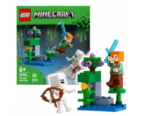 LEGO Minecraft 30705 Walka w bujnej jaskini 40 el. figurki Alex i szkielet