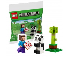 LEGO Minecraft 30672 figurki Steve i mała panda 35 el. zestaw figurek