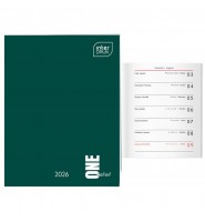 Kalendarzyk kieszonkowy 2026 Interdruk 64 strony tygodniowy 8x10,5 cm