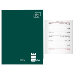 Kalendarzyk kieszonkowy 2026 Interdruk 64 strony tygodniowy 8x10,5 cm