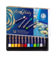 Pastele olejne Astra 12 kolorów Art&Hobby zestaw artstyczny do rysunku