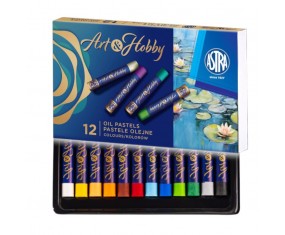 Pastele olejne Astra 12 kolorów Art&Hobby zestaw artstyczny do rysunku
