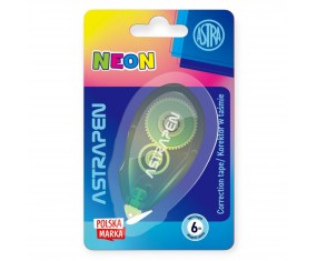 Korektor w taśmie Astra Neon Line 6 m x 5 mm biurowy precyzyjny MIX