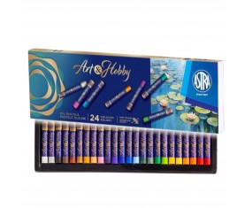 Pastele olejne Astra 24 kolory Art&Hobby zestaw artstyczny do rysunku