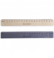 Linijka kolorowa ACADEMY 20 cm Interdruk wielokolorowa 1 sztuka