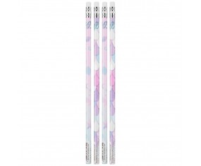 Ołówek szkolny HB z gumką Starpak Mermaid SYRENKA 1 sztuka dla dziewczynek