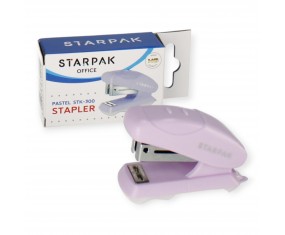 Zszywacz biurowy szkolny mini Starpak pastel fioletowy do 20 kartek