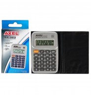 Kalkulator kieszonkowy Axel AX-323 szkolny 8 cyfr z klapką Starpak