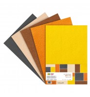 Filc Dekoracyjny 30x40cm A3 1,5mm ZESTAW 5 Arkuszy Mix Kolor Happy Color