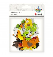 Naklejki piankowe Titanum Farma 20 sztuk – zwierzątka 3D do prac plastycznych